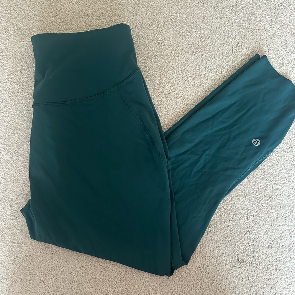 Lululemon Dark Green/ Teal Base Pace Leggings